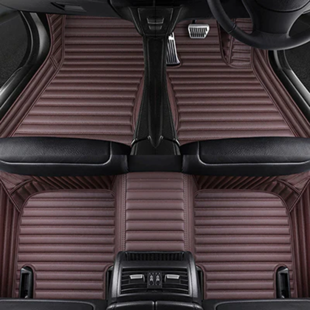 Stripe BROWN CAR MATS