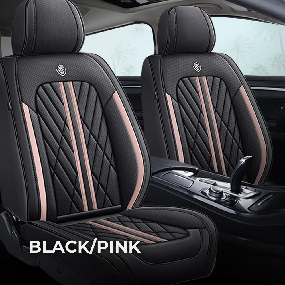 Black & Pink Seat Covers