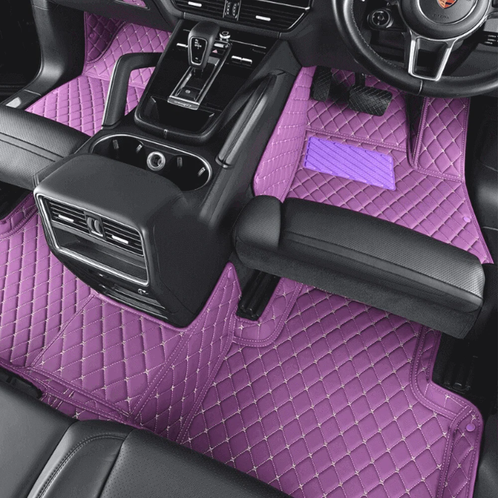 Purple Luxury Diamond Car Floor Mats