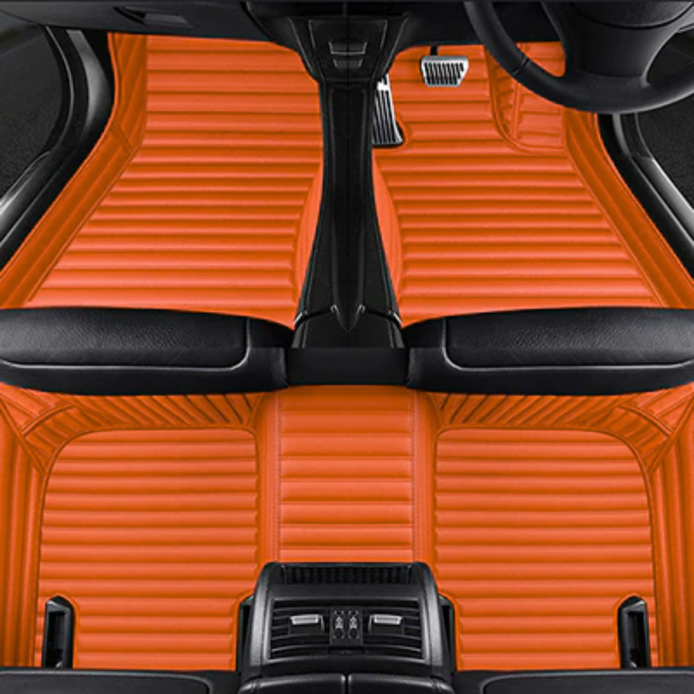 Striped Custom Car Floor Mats