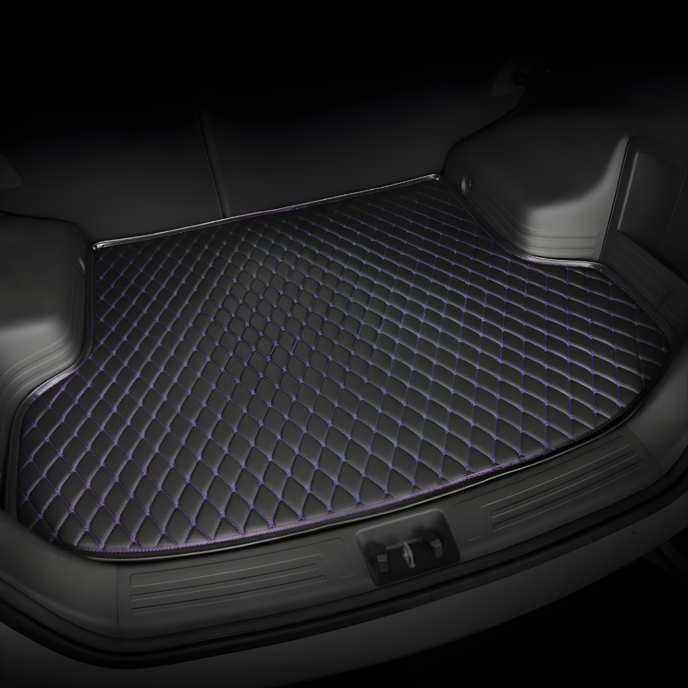 Black & Purple Custom Boot Mats