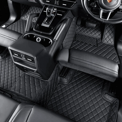 Black Luxury Diamond Car Floor Mats