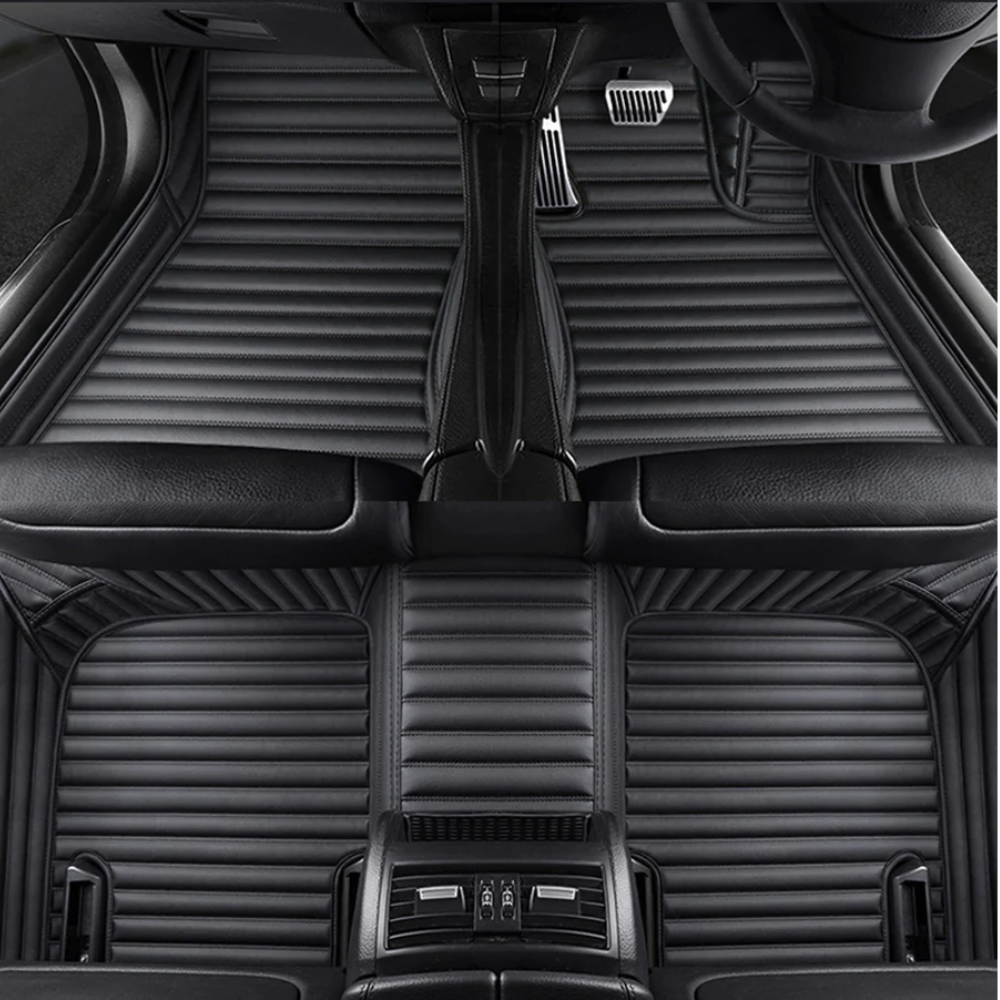 Custom Striped Car Floor Mats