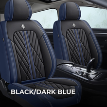 Black & Dark Blue Seat Covers