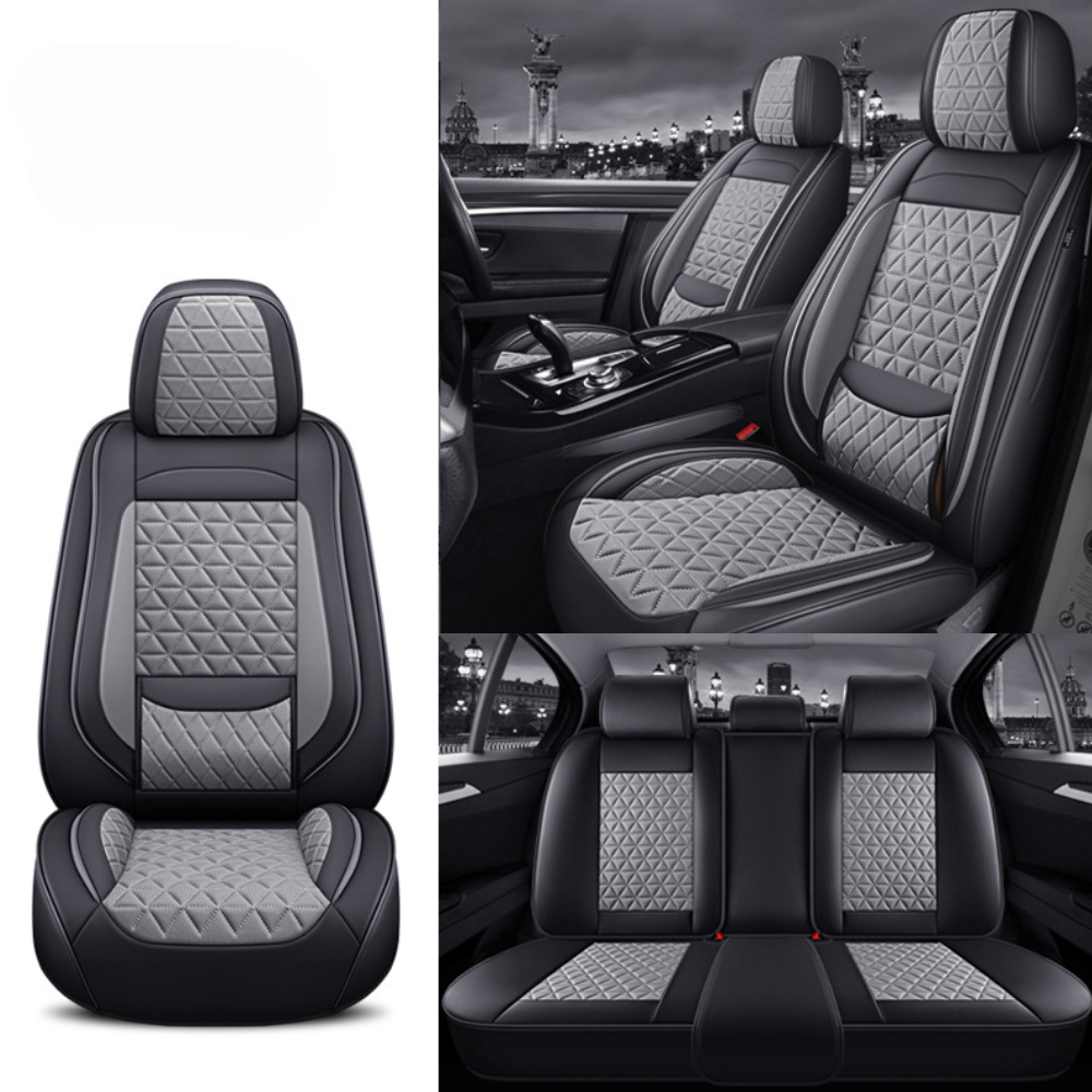 Leather Diamond Pattern Seat Covers