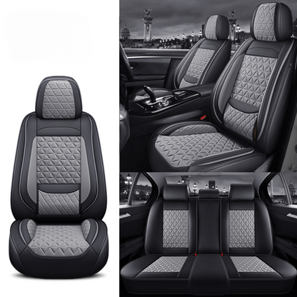 Leather Diamond Pattern Seat Covers