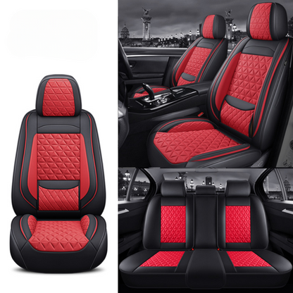 Leather Diamond Pattern Seat Covers