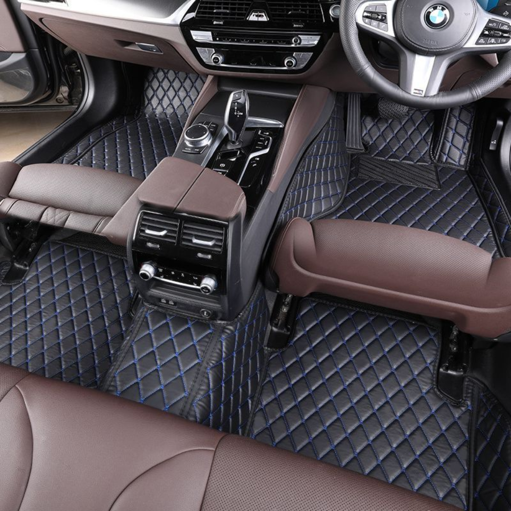 Custom Diamond Quilted Car Mats
