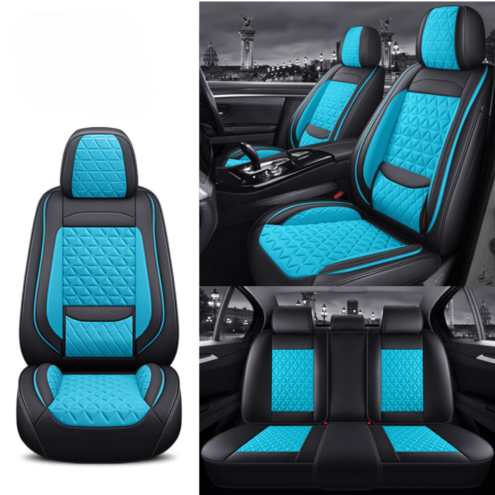 Leather Diamond Pattern Seat Covers
