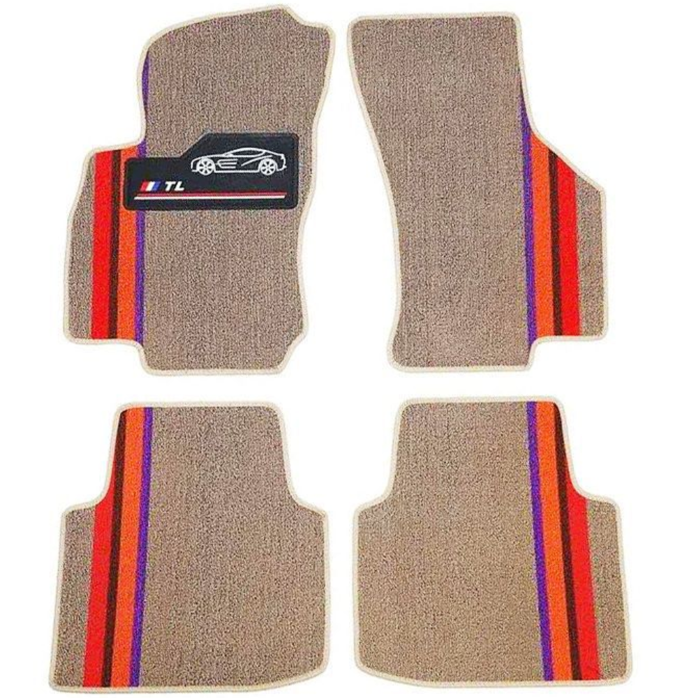 Beige Double Layer Mats