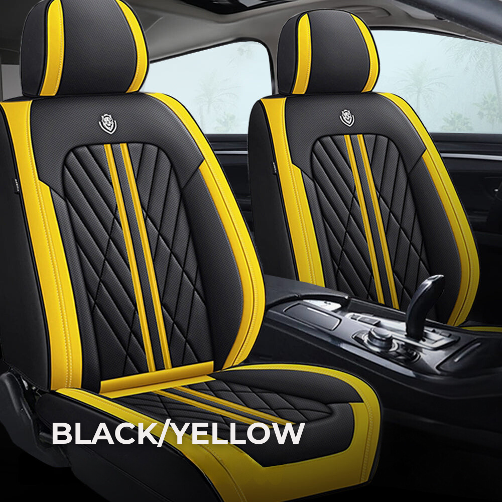 Black & Yellow Seat Covers