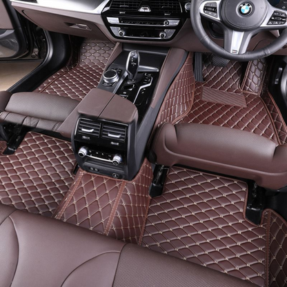 Custom Diamond Quilted Car Mats