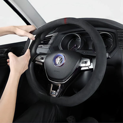 ALCANTARA STEERING WHEEL COVER
