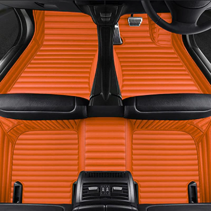 Custom Striped Car Floor Mats