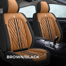 Brown & Black Car Seat Covers