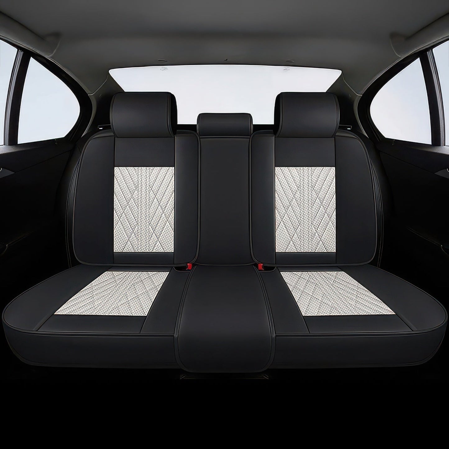 Beige & Black Ultra Car Seat Covers