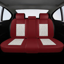 Beige & Red Seat Covers