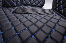 Black & Blue Luxury Diamond Car Floor Mats