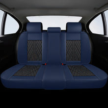 Black & Dark Blue Seat Covers