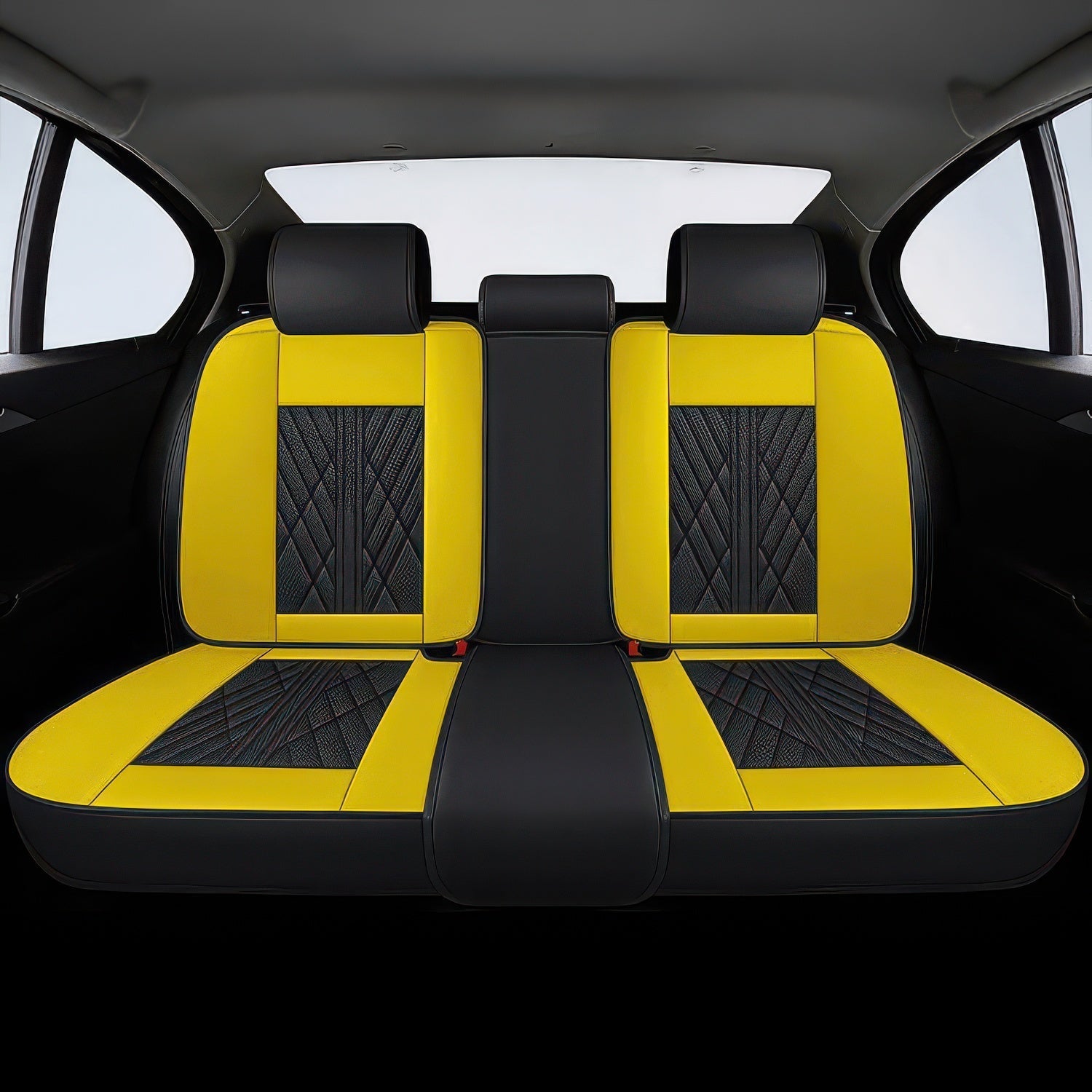 Black & Yellow Seat Covers