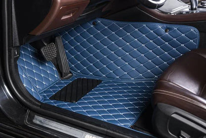 Dark Blue Luxury Diamond Car Floor Mats