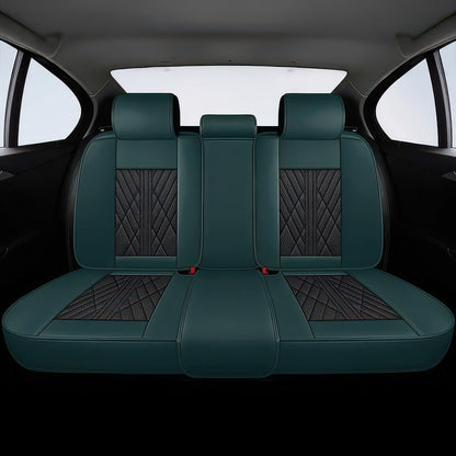Green & Black Seat Covers