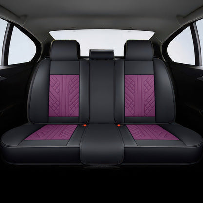 Purple & Black Seat Covers