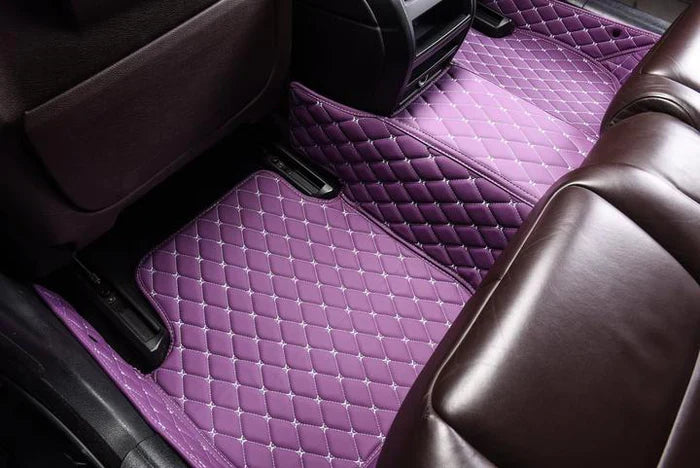 Purple Luxury Diamond Car Floor Mats