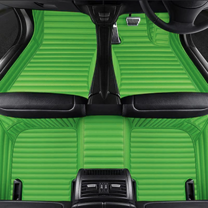 Custom Striped Car Floor Mats