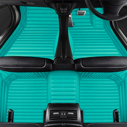 Custom Striped Car Floor Mats