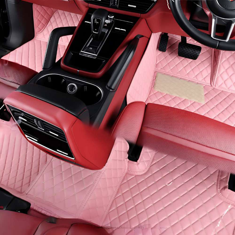 Pink Luxury Diamond Car Floor Mats